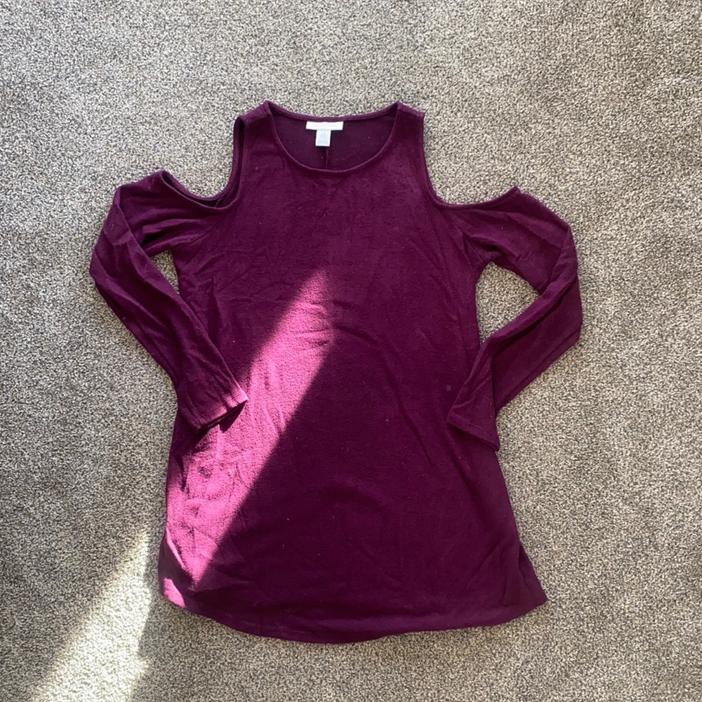 Motherhood maternity cold shoulder top